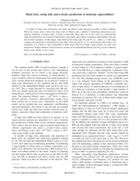 Black hole, string ball, and p-brane production at hadronic supercolliders