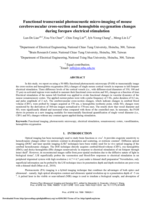 Functional transcranial photoacoustic micro-imaging of mouse cerebrovascular cross-section and hemoglobin oxygenation changes during forepaw electrical stimulation