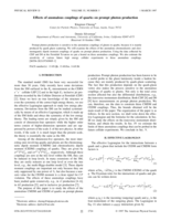 Effects of anomalous couplings of quarks on prompt photon production