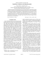 Lepton flavor violation in extra dimension models