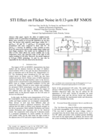 STI Effect on Flicker Noise in 0.13-μm RF NMOS