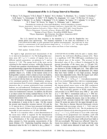 Measurement of the 1s-2s Energy Interval in Muonium