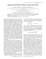 Liquid-crystal-based terahertz tunable Solc filter