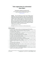 Noise suppressions in synchronized chaos lidars