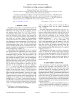 Constraints on string resonance amplitudes