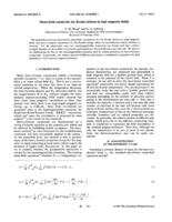 Mean-field results for the Kondo lattices at high magnetic fields