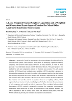 A local weighted nearest neighbor algorithm and a weighted and constrained least-squared method for mixed odor analysis by electronic nose systems