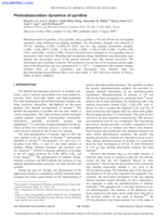 Photodissociation dynamics of pyridine