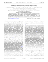 Symmetry of multiferroicity in a frustrated magnet TbMn2O5