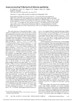 Superconducting Tl-Ba-Ca-Cu-O films by sputtering