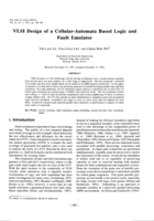 VLSI design of a cellular-automata based logic and fault emulator