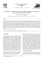 Evaluation of microstructures and mechanical properties of chromized steels with different carbon contents