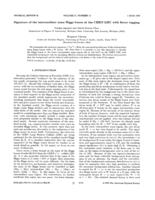 Signature of the intermediate mass Higgs boson at the CERN LHC with flavor tagging