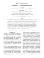Ferromagnetism in armchair graphene nanoribbons