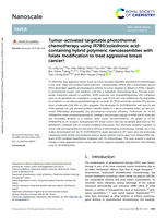 Tumor-activated targetable photothermal-chemotherapy of IR780/zoledronic acid-containing hybrid polymeric nanoassemblies with folate modification to treat aggressive breast cancer