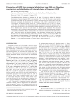 Production of HCO from propenal photolyzed near 300 nm: Reaction mechanism and distribution of internal states of fragment HCO