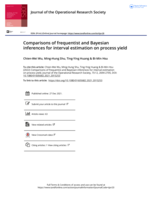 Comparisons of frequentist and Bayesian inferences for interval estimation on process yield