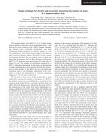 Simple technique for directly and accurately measuring the number of atoms in a magneto-optical trap