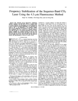 Frequency Stabilization of the Sequence-Band CO2 Laser Using the 43-μm Fluorescence Method