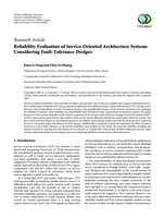 Reliability evaluation of service-oriented architecture systems considering fault-tolerance designs