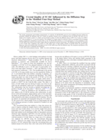 Crystal quality of 3C-SiC influenced by the diffusion step in the modified four-step method