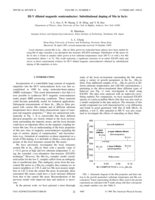 III-V diluted magnetic semiconductor: Substitutional doping of Mn in InAs