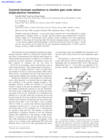 Coulomb blockade oscillations in ultrathin gate oxide silicon single-electron transistors