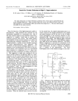 Search for circular dichroism in high-Tc superconductors
