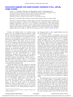 Concurrent magnetic and metal-insulator transitions in Eu1-x Smx B6 single crystals