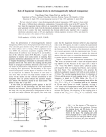 Role of degenerate Zeeman levels in electromagnetically induced transparency