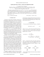 Lepton pair decays of the KL meson in the light-front model