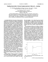 Tunneling characteristics of internal josephson junctions in YBa2Cu3O7- thin films