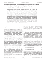 Femtosecond probing of photodissociation dynamics in acyl cyanides