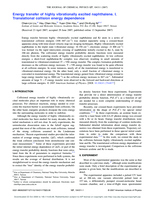 Energy transfer of highly vibrationally excited naphthalene. I. Translational collision energy dependence