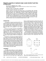 Magnetic properties of epitaxial single crystal ultrathin Fe3Si films on GaAs (001)
