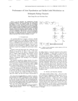 Performance of Joint Equalization and Trellis-Coded Modulation on Multipath Fading Channels
