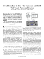 Novel twin poly-Si thin-film transistors EEPROM with trigate nanowire structure