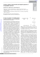 Catalytic synthesis, characterization and magnetic properties of iron phosphide nanowires