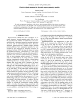 Electric dipole moment in the split supersymmetry models
