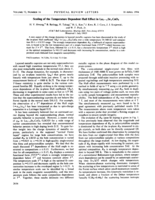 Scaling of the temperature dependent Hall effect in La2-xSrxCuO4