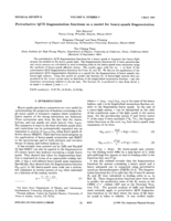 Perturbative QCD fragmentation functions as a model for heavy-quark fragmentation