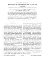 Phenomenology of a TeV right-handed neutrino and the dark matter model
