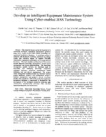 Develop an intelligent equipment maintenance system using cyber-enabled JESS technology