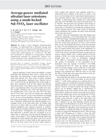 Average-power mediated ultrafast laser osteotomy using a mode-locked Nd:YVO4 laser oscillator