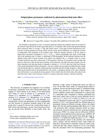 Striped-phase germanene confirmed by photoemission final-state effect