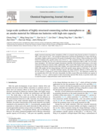 Large-scale synthesis of highly structural-connecting carbon nanospheres as an anodes material for lithium-ion batteries with high-rate capacity