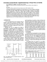 Anomalous perpendicular magnetoanisotropy in Mn4N films on Si(100)