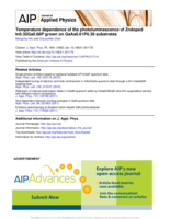 Temperature dependence of the photoluminescence of Zn-doped In 0.32Ga0.68P grown on GaAs0.61P0.39 substrates