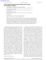 Color-tunable multilayer light-emitting diodes based on conjugated polymers
