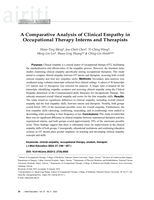 A Comparative Analysis of Clinical Empathy in Occupational Therapy Interns and Therapists